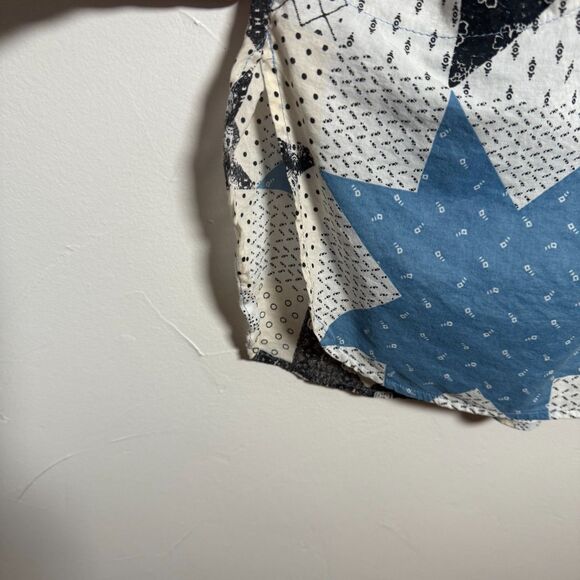 Intimately Free People Patchwork Tunic Top Blouse Women's Size XS Boho Oversize - Picture 4 of 16